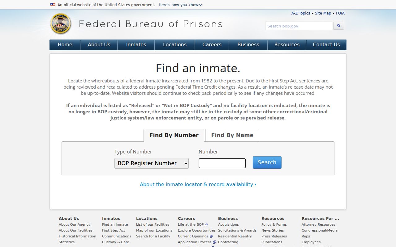 Federal inmate record locator for Dawes County criminal history searches