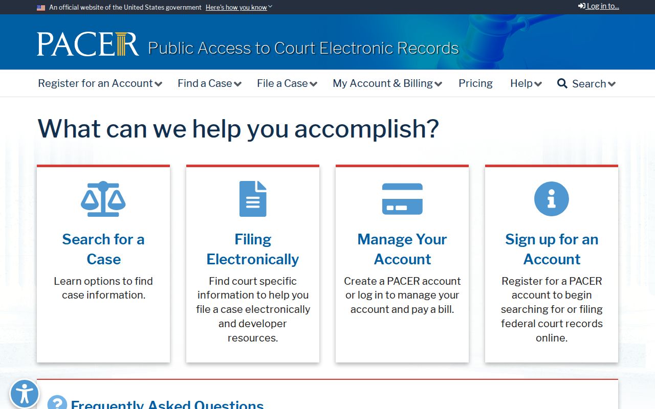 PACER federal court records for Dawes County criminal cases